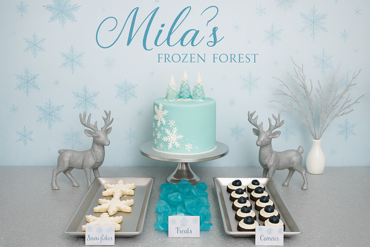Frozen Forest Cake Ideas