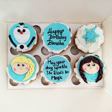 Frozen-Themed Cupcakes Ideas