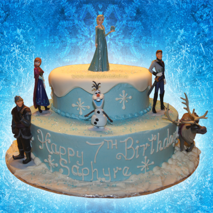Kristoff's Ice Harvesting Cake Design