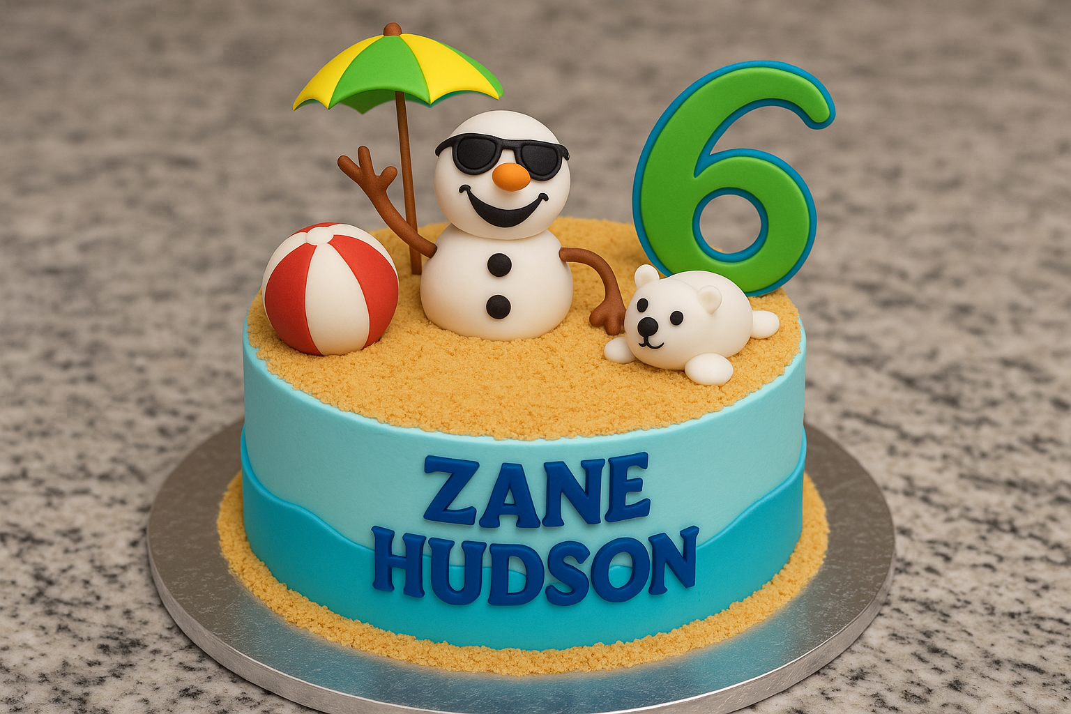 Olaf's Summer Dream Cake Design